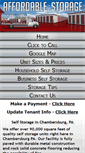 Mobile Screenshot of chambersburgselfstorage.com